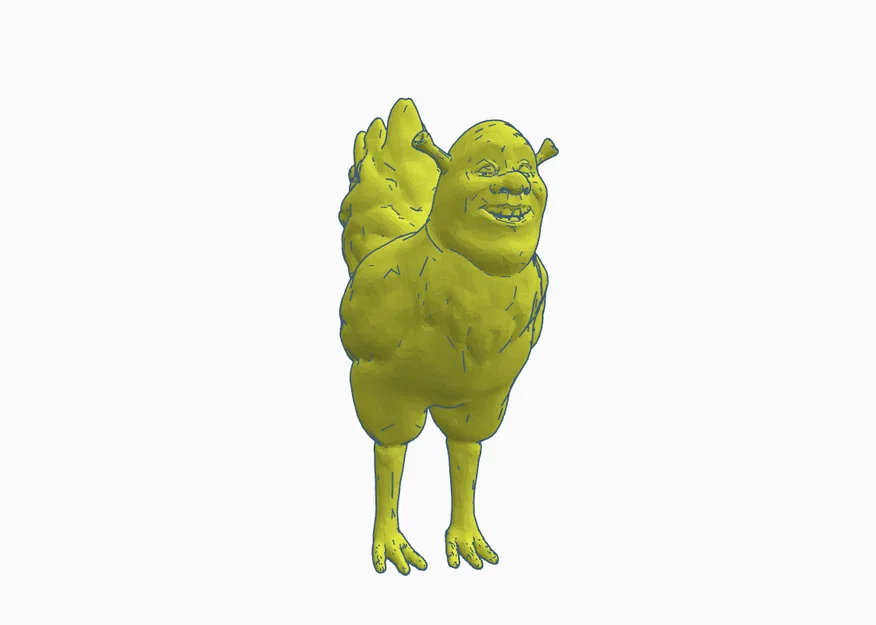Mô hình chú gà lai Shrek (SHREKIN) in 3D độc đáo - Image 1