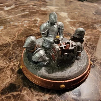 Mô hình 3D Cúp Quân đội lớn nhất (Largest Army) cho Catan