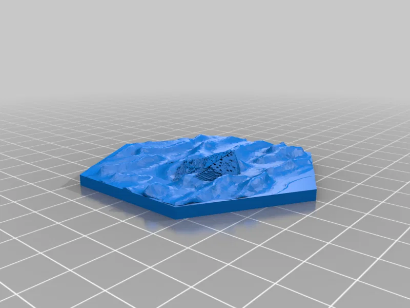 Mô hình ô sa mạc kèm kim tự tháp cho bàn cờ Settlers of Catan 3D - Image 2
