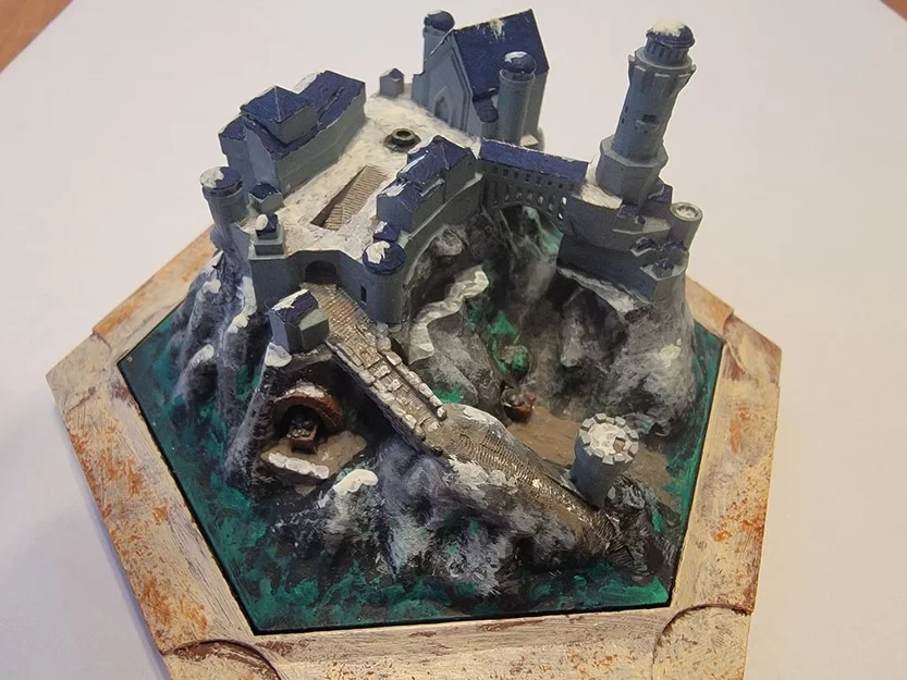 Mô hình lâu đài tài nguyên Ore cho board game Settlers of Catan - Image 1