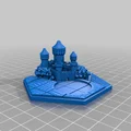 Mô hình 3D ô tài nguyên ngũ cốc kèm lâu đài cho Settlers of Catan - Thumbnail 2