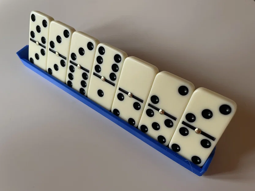 Khay Đứng Domino Họa Tiết Lục Giác 7 Khe (In 3D) - Image 2
