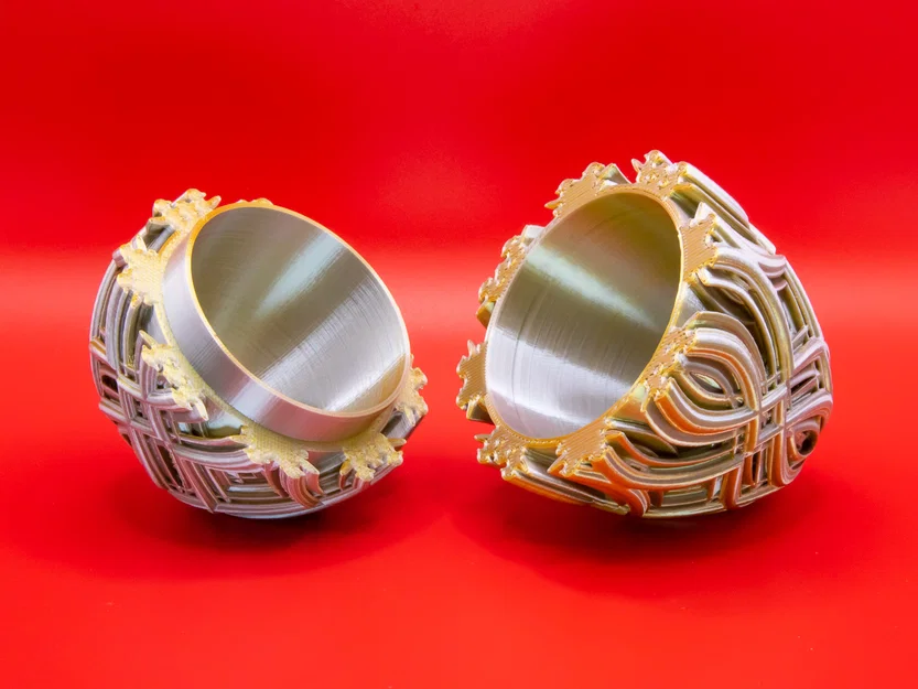 Trứng Phục Sinh Kính Vạn Hoa Gợn Sóng (Wavy Kaleidoscope Easter Egg) - Image 2