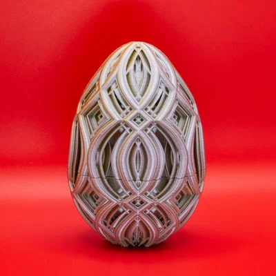 Trứng Phục Sinh Kính Vạn Hoa Gợn Sóng (Wavy Kaleidoscope Easter Egg)