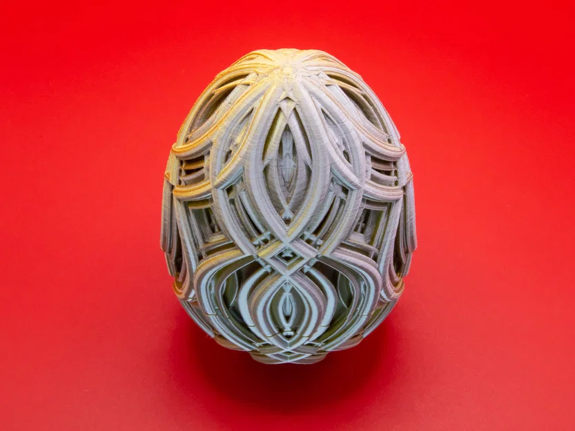 Trứng Phục Sinh Kính Vạn Hoa Gợn Sóng (Wavy Kaleidoscope Easter Egg) - Image 4