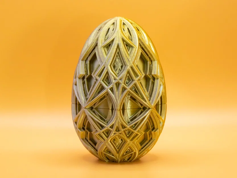 Trứng Phục Sinh Kaleidoscope Cong (Curvy Kaleidoscope Easter Egg) - Image 1
