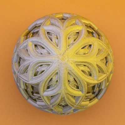 Trứng Phục Sinh Kaleidoscope Cong (Curvy Kaleidoscope Easter Egg)