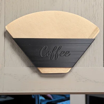 Giá treo giấy lọc cà phê số 4 (Coffee Filter Holder) in 3D tiện lợi