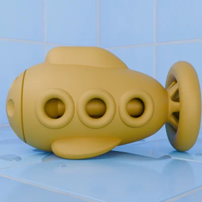 Twisty Twirl Tub Sub – Tàu ngầm xoay vặn cho giờ tắm vui hơn