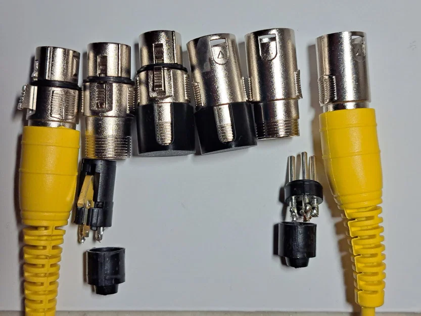 Nắp XLR dùng gọn/low profile và kiểu bẻ góc 90° - Image 2