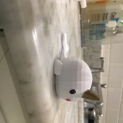 Mô hình 3D Narwhal đáng yêu - Tượng kỳ lân biển nhỏ xinh