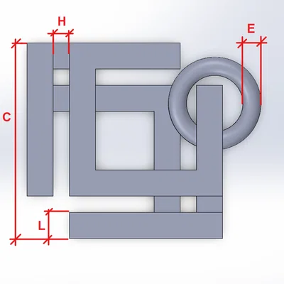 Cubo infinito parametrizable (Cubo vô cực tham số)