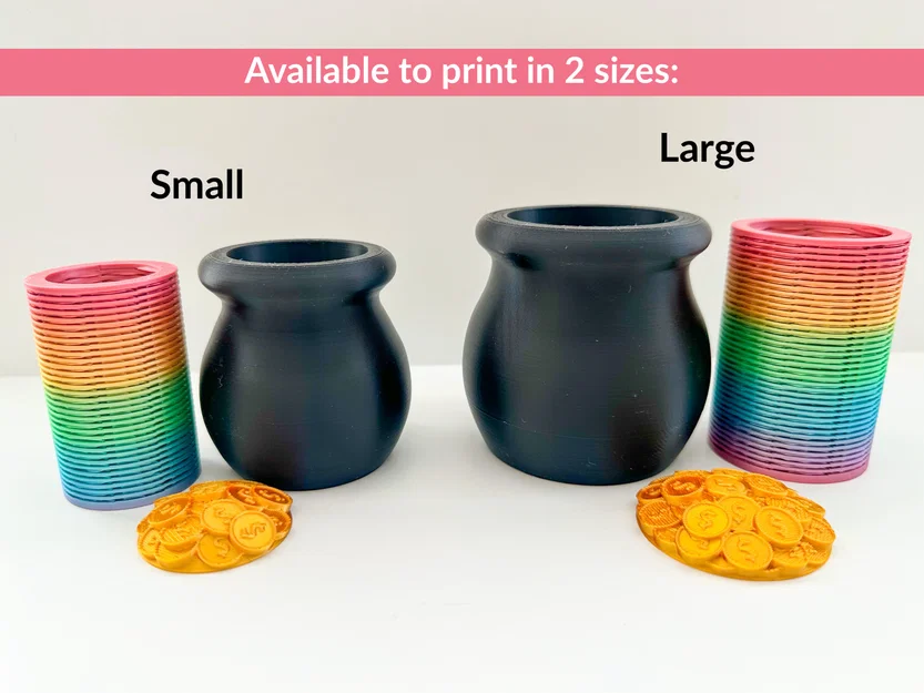 Pot of Gold Slinky (2 Sizes) – Nồi vàng lò xo (2 kích thước) - Image 3