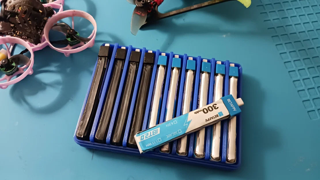 Hộp giữ pin cell 1S 300mAh - Image 1