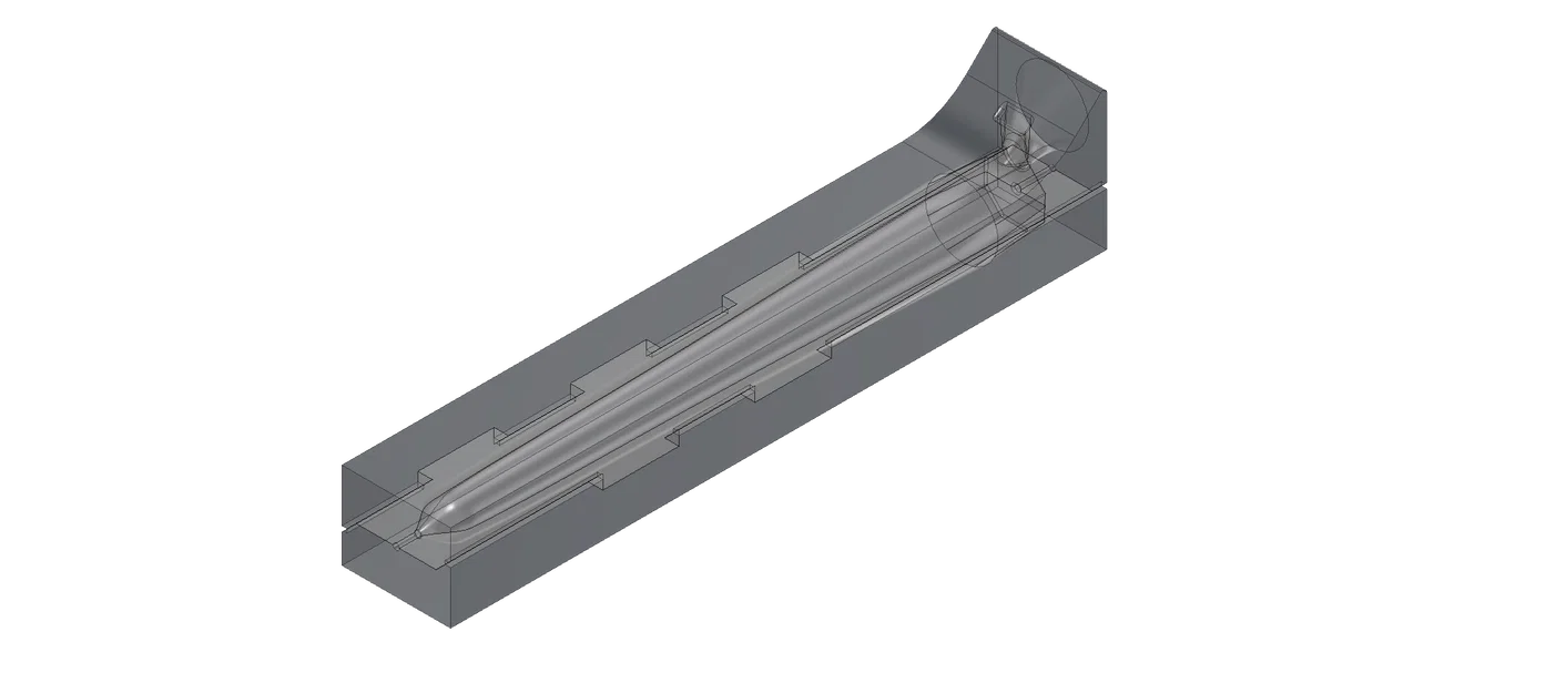 Cơ bản - Khuôn nến Tapered - 6in - Image 1