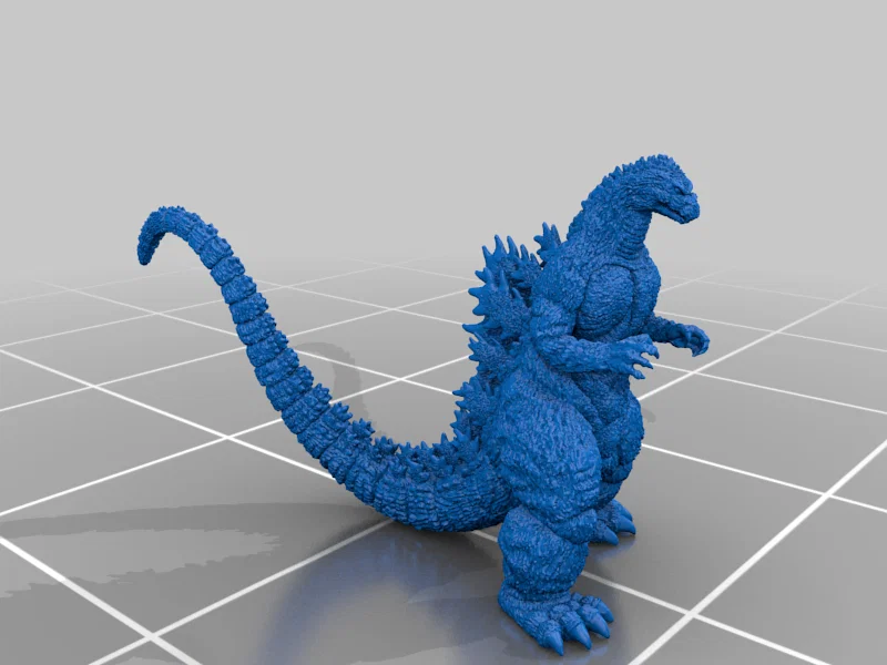 Mô hình 3D Godzilla: Tượng quái vật Kaiju chi tiết sắc nét - Image 1