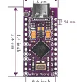 Ngàm Gắn Arduino Pro Micro USB-C Tiện Lợi Cho Dự Án DIY - Thumbnail 2
