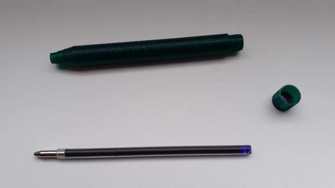 Bút bi mini tự in - Thiết kế thông minh cho ruột bút cũ - Image 2
