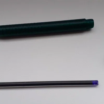 Bút bi mini tự in - Thiết kế thông minh cho ruột bút cũ