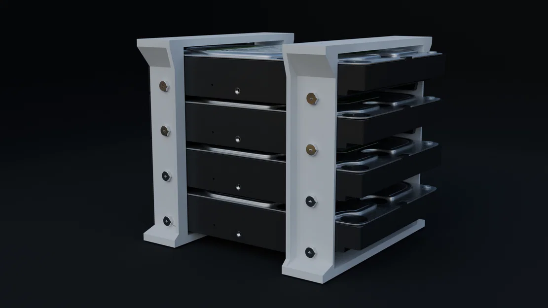 Giá đỡ cụm ổ đĩa (RAID) - Disk (RAID) array bracket - Image 3