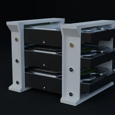Giá đỡ cụm ổ đĩa (RAID) - Disk (RAID) array bracket