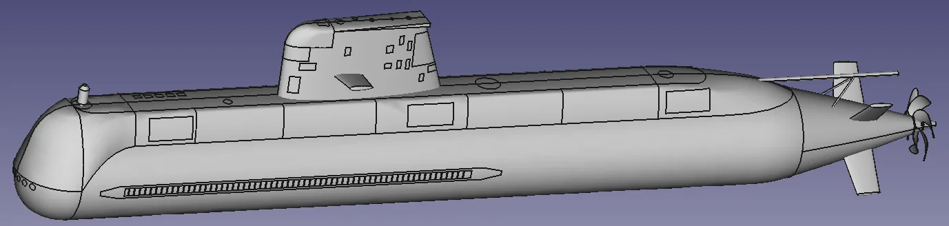 Tàu ngầm Collins Class Submarine v2 (HMAS Collins) - Image 5