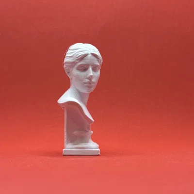 Mô hình tượng bán thân Roza Loewenfeld in 3D nghệ thuật