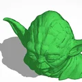 Mô hình 3D tượng bán thân Yoda - Nhân vật huyền thoại Star Wars - Thumbnail 1