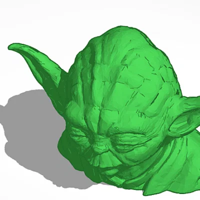 Mô hình 3D tượng bán thân Yoda - Nhân vật huyền thoại Star Wars