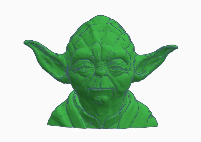 Mô hình 3D tượng bán thân Yoda - Nhân vật huyền thoại Star Wars - Image 2