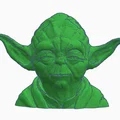 Mô hình 3D tượng bán thân Yoda - Nhân vật huyền thoại Star Wars - Thumbnail 2