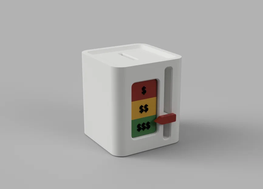Ống Heo Tiết Kiệm Tối Giản (Money Meter) - Image 1
