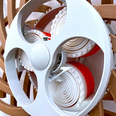 KiMe - Tác phẩm điêu khắc kinetic in 3D hoàn toàn