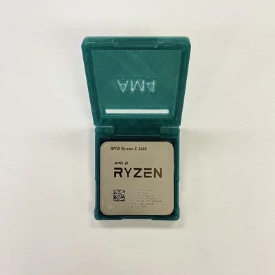 Hộp đựng bảo vệ CPU AMD AM4 (Case/Tray) in 3D an toàn
