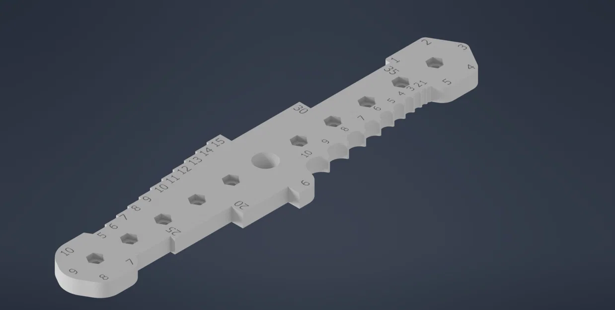 Multitool thước canh tâm (Center gauge multitool) - Image 3