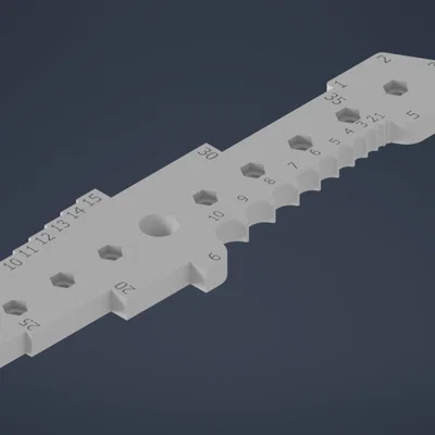 Multitool thước canh tâm (Center gauge multitool)