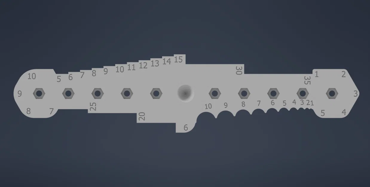 Multitool thước canh tâm (Center gauge multitool) - Image 4