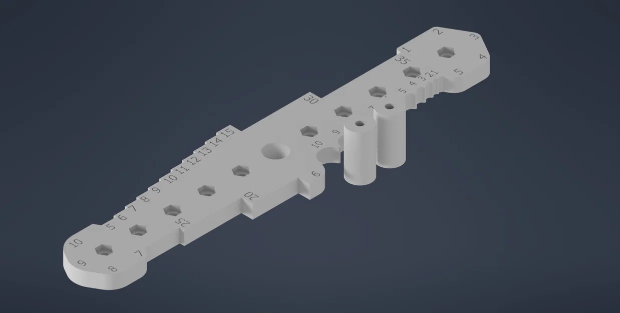 Multitool thước canh tâm (Center gauge multitool) - Image 5