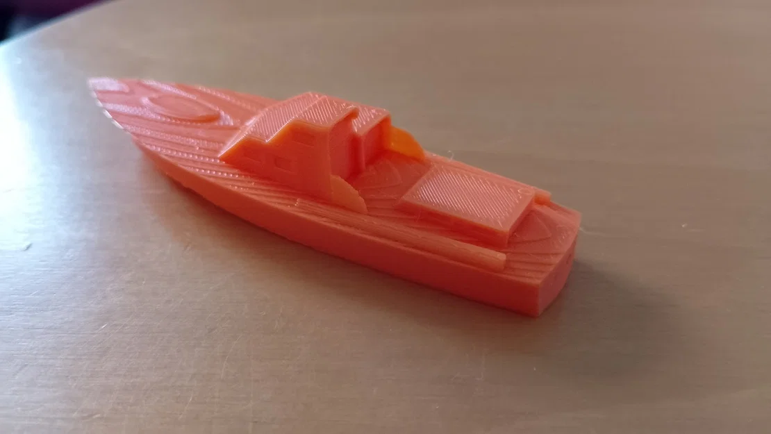 Mô hình tàu phóng lôi mini in 3D - Đồ chơi độc đáo cho bé - Image 3