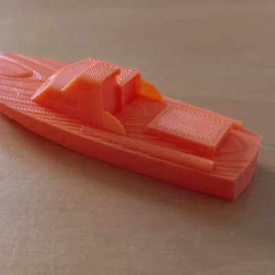 Mô hình tàu phóng lôi mini in 3D - Đồ chơi độc đáo cho bé