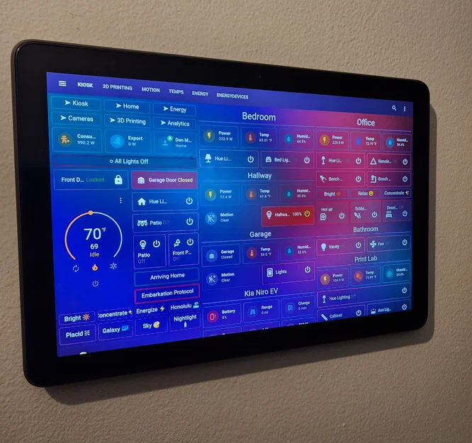 Ngàm gắn tường âm siêu mỏng MagSafe sạc không dây cho tablet dashboard smart home - Image 3