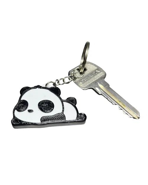 Móc khóa gấu trúc Panda in 3D dễ thương - Thiết kế đa sắc màu - Image 2