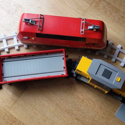 Đường ray DIY cho Playmobil Railway