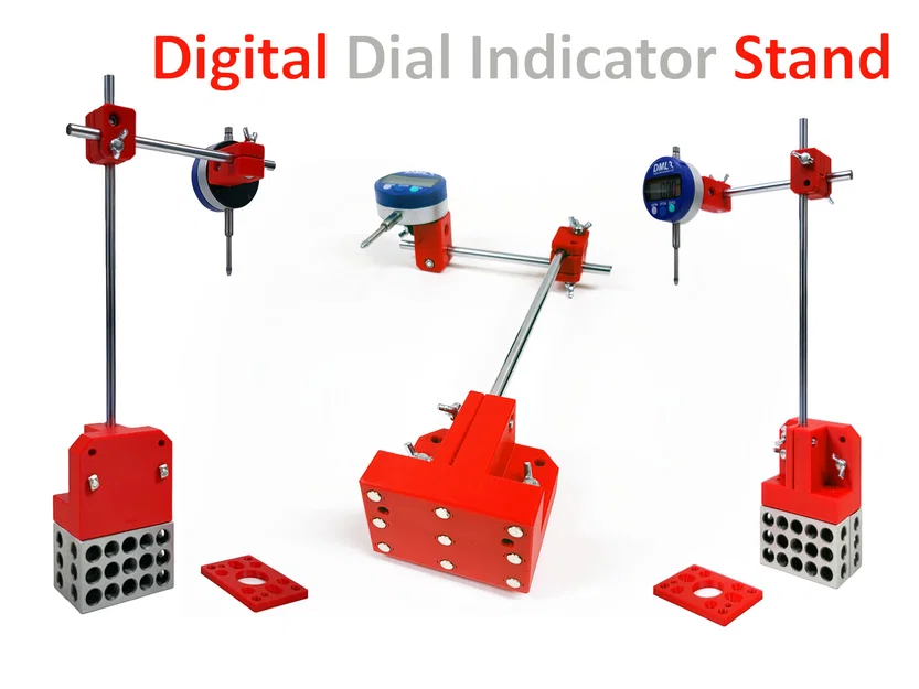Giá đỡ Digital Dial Indicator (ty thép 8mm) - Image 1