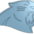Mô hình logo Carolina Panthers 3D đa lớp cực chất cho người hâm mộ - Thumbnail 2