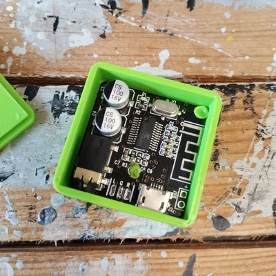 Vỏ hộp in 3D bảo vệ mạch thu âm thanh Bluetooth (Black PCB)