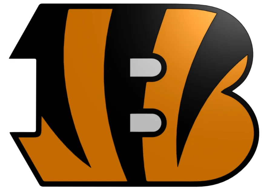 Mô hình Logo Cincinnati Bengals 3D đa lớp cực chất - Image 1