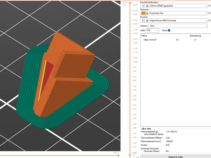 Nắp đậy góc cho khay rác Prusa Bin MK4 - Phụ kiện in 3D tiện ích - Image 8