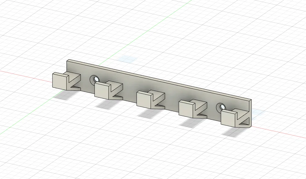 Móc treo đồ 5 nhánh gắn tường 3D - Thiết kế gọn gàng, chắc chắn - Image 1