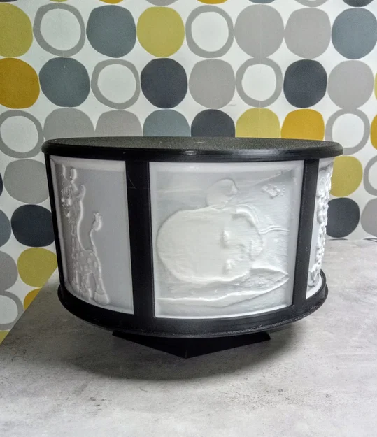 Chụp đèn Lithophane tuỳ biến hoặc đèn xoay (Rotatable lamp) - Image 2